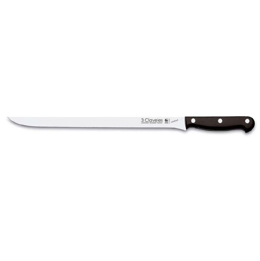 CUCHILLO JAMONERO 24cm 3 CLAVELES